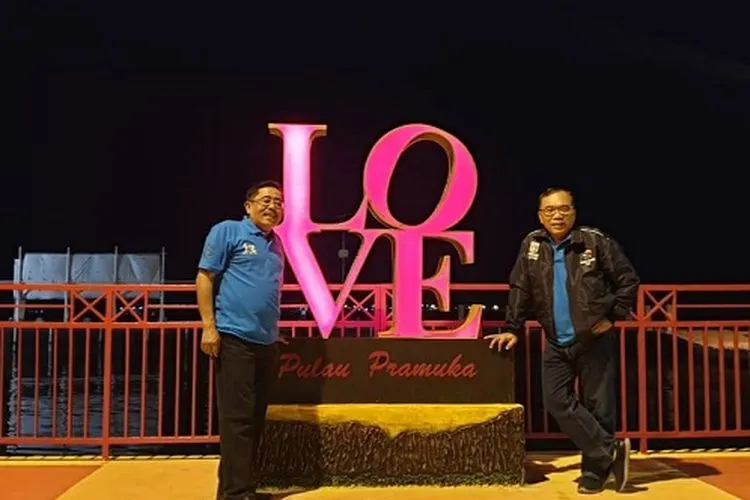 Neon Box LOVE dibangun di Pulau Pramuka/pulauseribu.jakarta.go.id