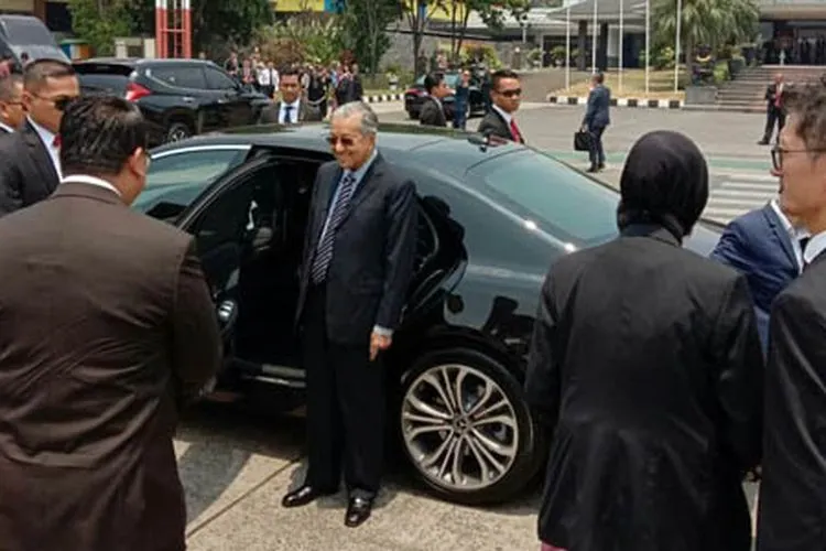 Mahathir Mohamad di Bandar Udara Halim Perdanakusuma, Jakarta Timur, Minggu (20/10/2019)/Kedubes Malaysia untuk RI