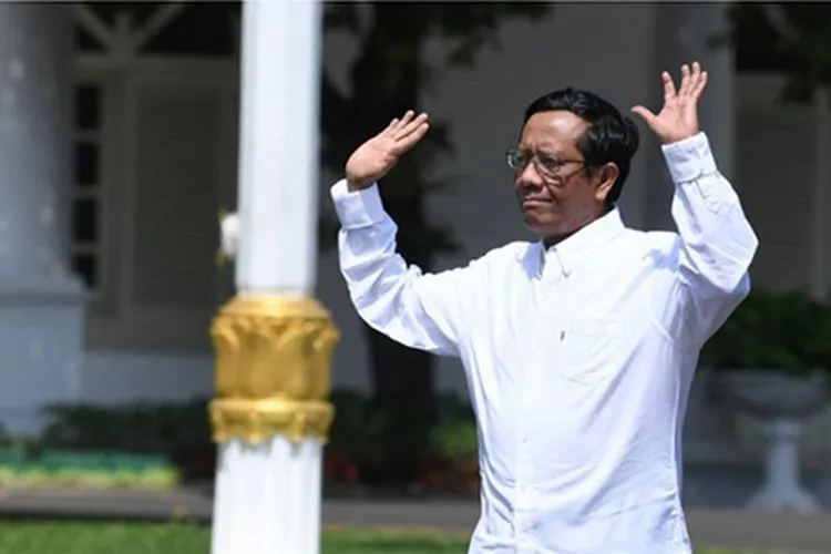Mahfud MD usai bertemu Presiden Jokowi di Istana Negara, Senin (21/10/2019)/Antara