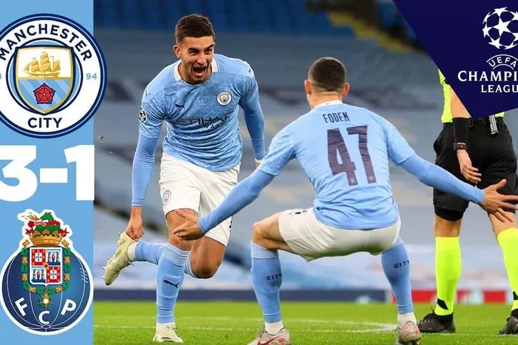 Manchester City sukses meraih tiga poin pada laga pertama babak penyisihan Grup C Liga Champions, Kamis (22/10/2020) dini hari WIB. dalam laga kontra FC Porto  dengan skor 3-1 / instagram: mancity