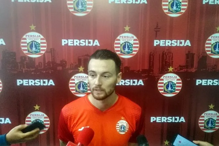 Gelandang Persija Jakarta, Marc Klok. (Ayojakarta.com/Hendy Dinata)