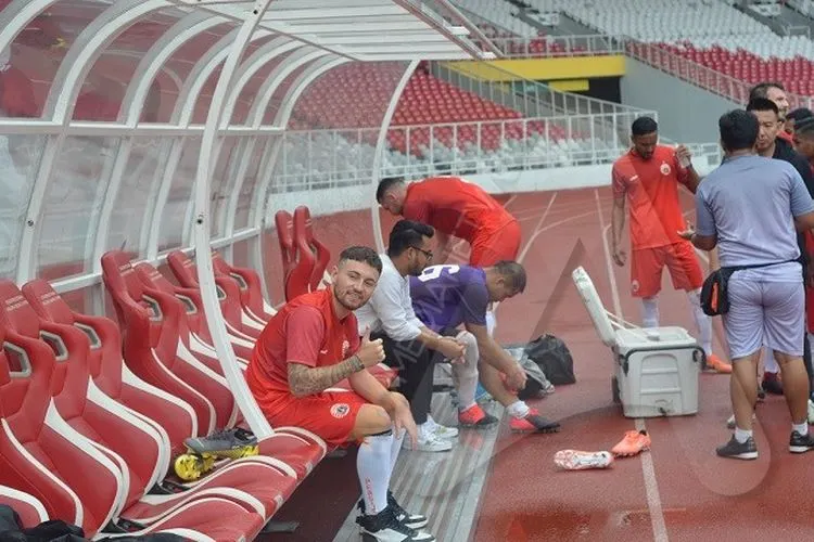 Pemain Persija Jakarta, Marc Klok. (Ayojakarta.com/Hendy Dinata)