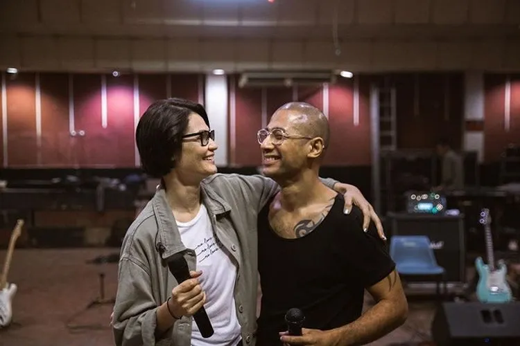 Marcell Siahaan bersama sang istri, Rima Melati/Instagram