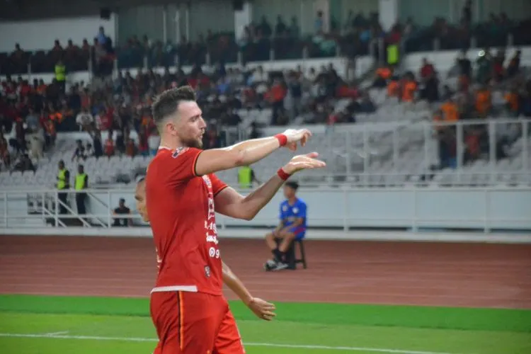 Penyerang andalan Persija Jakarta, Marko Simic (Ayojakarta.com/Hendy Dinata)