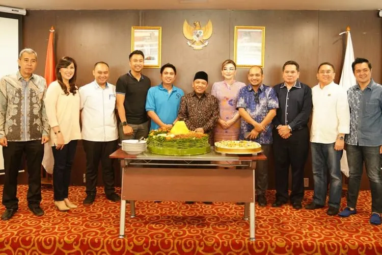 Ketua Umum Badan Pengurus Pusat (BPP) Himpunan Pengusaha Muda Indonesia (HIPMI), Mardani H. Maming saat peresmian sekretariatan HIPMI di Sahid Sudirman Center, Jakarta Selatan/Media HIPMI