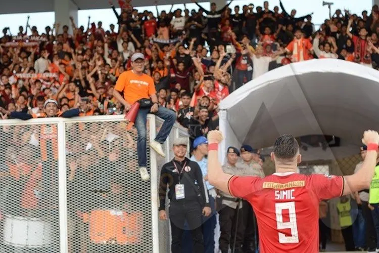 Penyerang andalan Persija Jakarta, Marko Simic. (Ayojakarta.com/Hendy Dinata)