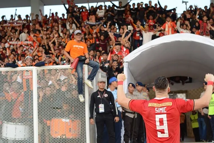 Penyerang Persija Jakarta, Marko Simic. (Ayojakarta.com/Hendy Dinata)