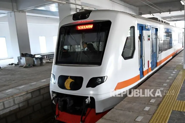 [Ilustrasi] Kereta bandara (dok Republika)