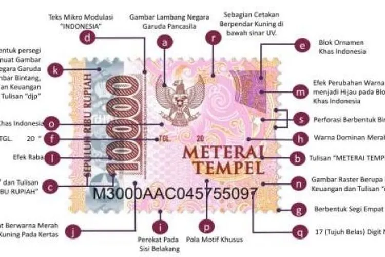 Meterai Rp10.000 (dok)