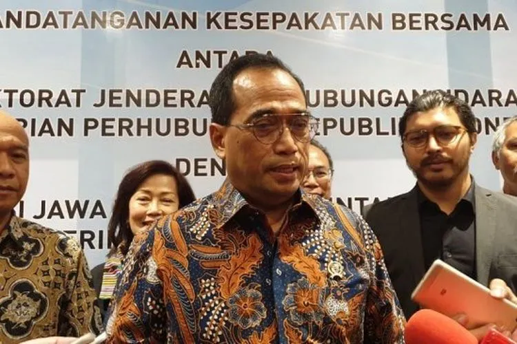 Menteri Perhubungan Budi Karya Sumadi. (Suara.com/Achmad Fauzi)