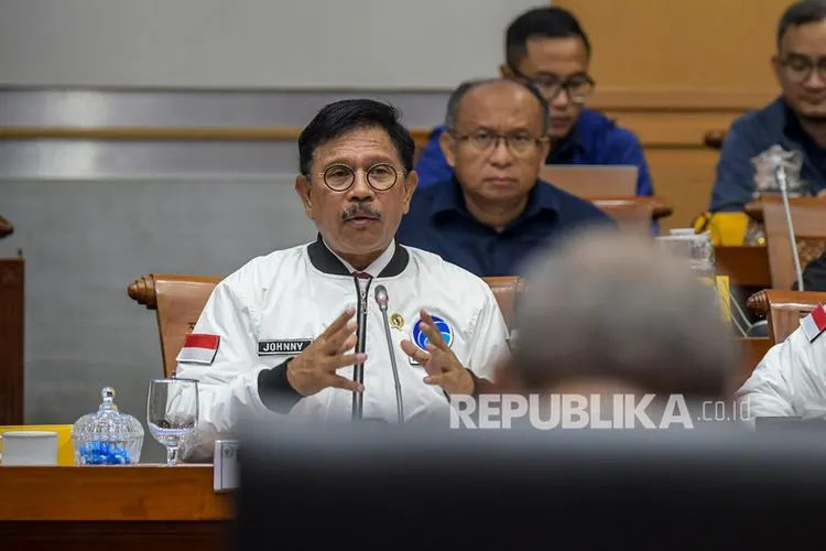 Menkominfo RI Johnny G Plate (Republika)