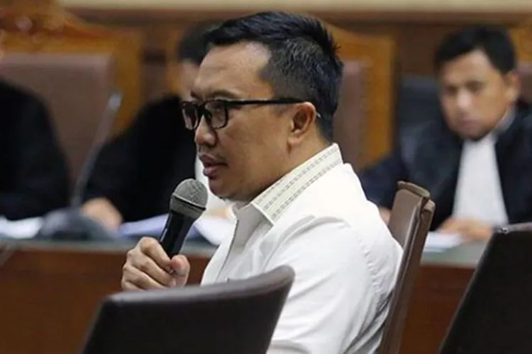 Menteri Pemuda dan Olah Raga (Menpora) Imam Nahrawi saat menjadi saksi dalam persidangan kasus suap proyek di Kemenpora/Jawapos