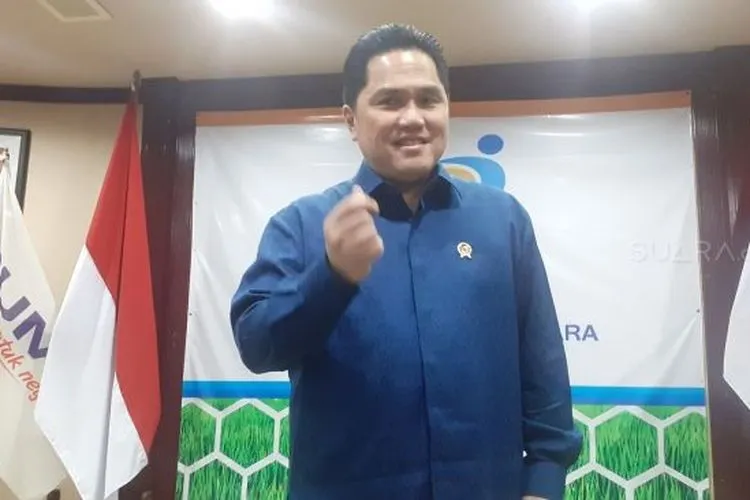 Menteri Badan Usaha Milik Negara (BUMN) Erick Thohir. (Suara.com/Achmad Fauzi)