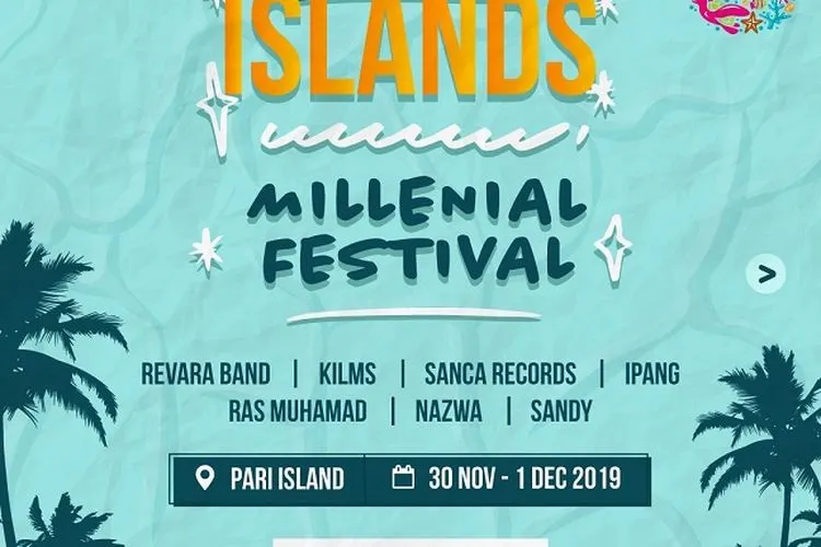 Poster digital perhelatan Millenial Music Fest (pulauseribu.jakarta.go.id)