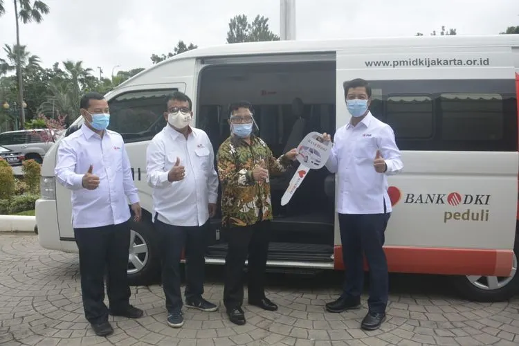 PMI Jakarta Dapat Bangtuan Mobil Donor Darah (dok. bankdki.co.id)