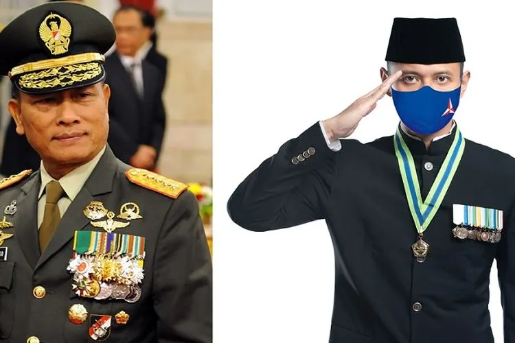 Kepala Staf Kepresidenan Moeldoko dan Ketua Umum Partai Demokrat Agus Harimurti Yudhoyono (AHY)/setkab.go.id/demokrat.go.id