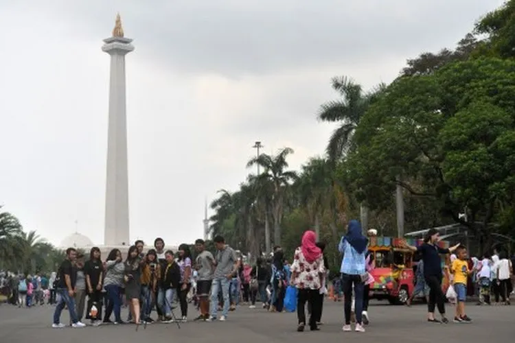 Ilustrasi wisata Jakarta