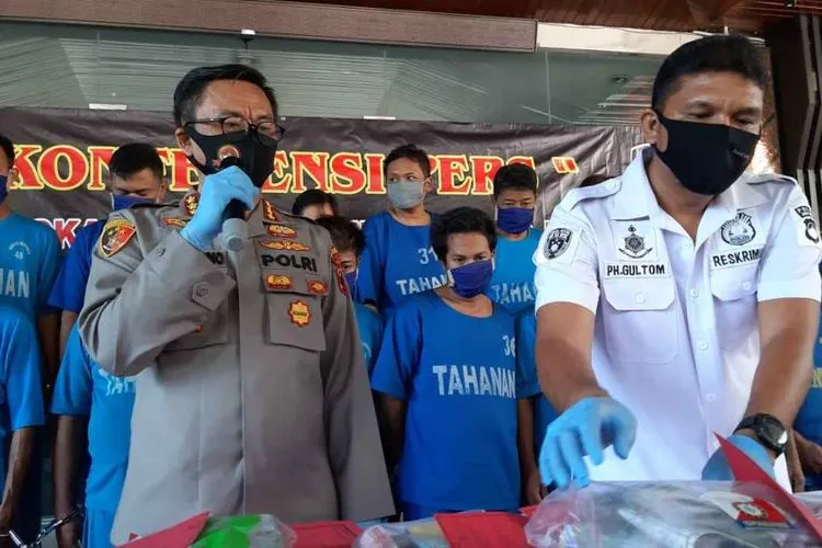 Direktur Reserse Kriminal Umum (Ditreskrimum) Polda Jateng dan Jajaran Polres berhasil mengungkap sebanyak 35 kasus perjudian. (dok)
