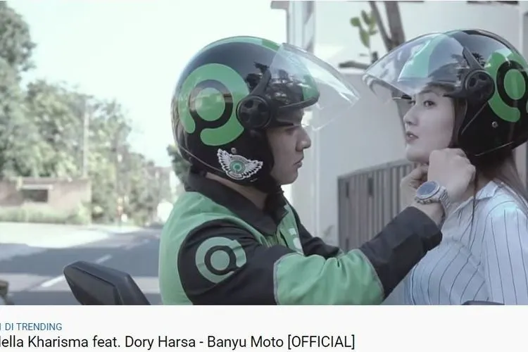Nella Kharisma dan Dory Harsa dalam video klip Banyu Moto [YouTube/Nella Kharisma Official]