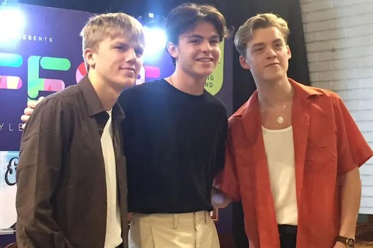New Hope Club, dari kiri: George Smith, Blake Richardson dan Reeche Bibby/Ayojakarta.com-Istihanah Soejoethi