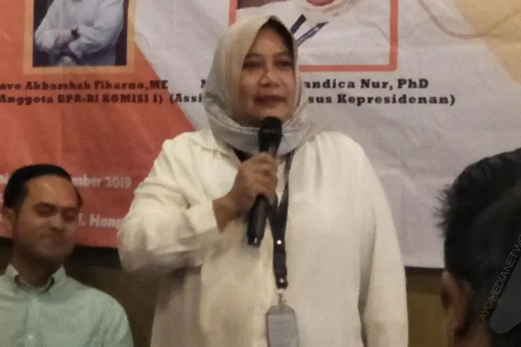 Staf Ahli Presiden Notrida G.B Mandica/Aprilia Rahapit (Ayojakarta.com)