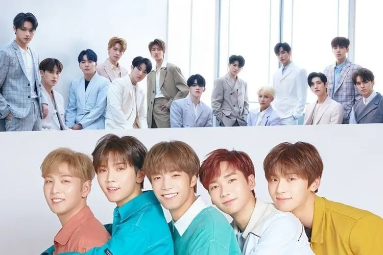 Seventeen dan Nu'est/Soompi