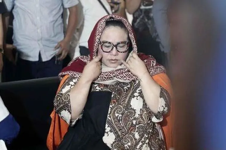 Komedian Tri Retno Prayudati alias Nunung/CNNIndonesia
