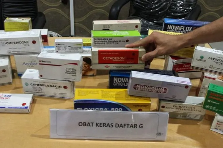 Ilustrasi obat keras daftar G/Antara
