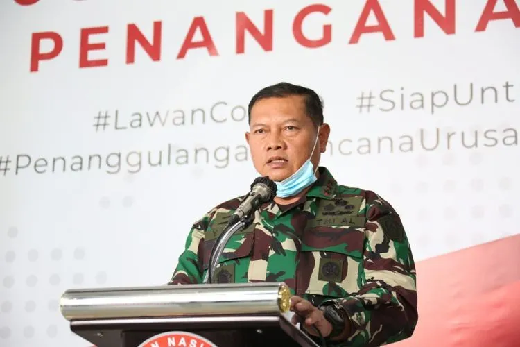 Panglima Komando Gabungan Wilayah Pertahanan (Pangkogabwilhan) I Laksamana Madya Yudo Margono. (Dok. BNPB)