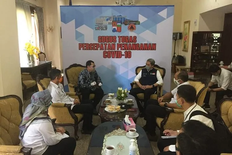 Audiensi panitia penyelenggara pameran artefak Rasulullah dengan Gugus Tugas Percepatan Penanganan (GTPP) COVID-19 di Bogor
