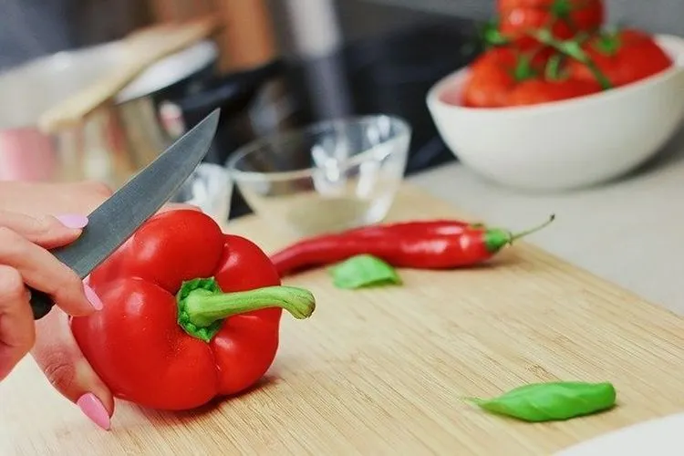 Ilustrasi paprika merah