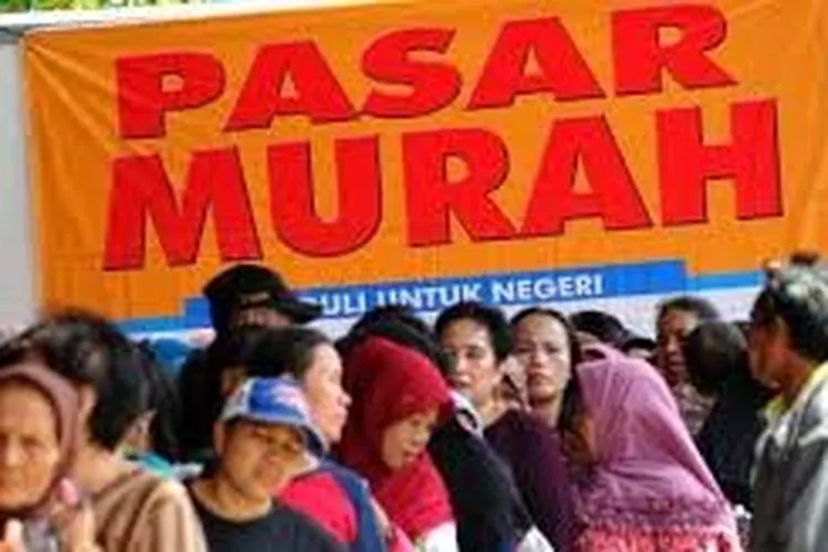 Ilustrasi pasar murah (Istimewa)