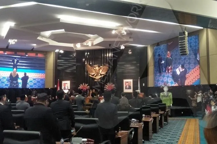Suasana pelantikan Indrawati Dewi jadi Anggota DPRD DKI Jakarta/Ayojakarta.com