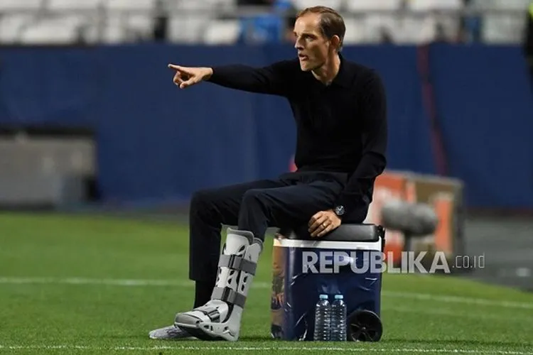 Pelatih PSG Thomas Tuchel.  Foto: David Ramos/Reuters Pool