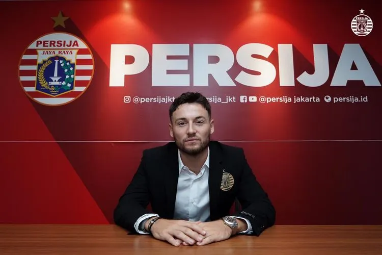 Gelandang Persija Jakarta, Marc Klok. (Persija.id)