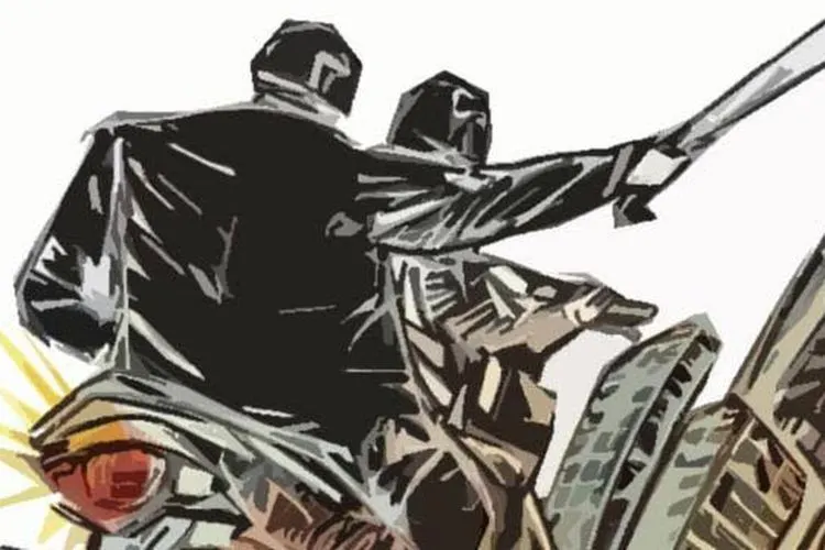 Ilustrasi pelaku pembacokan. (Liputan6.com)