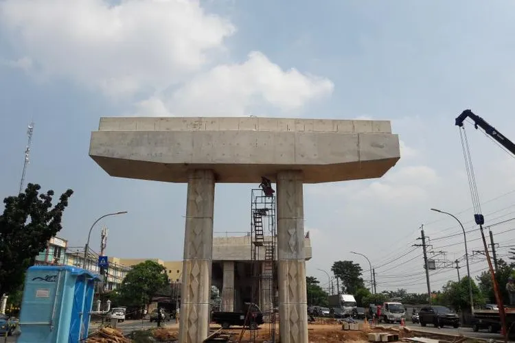Pembangunan flyover Cakung Jakarta Timur (Republika)