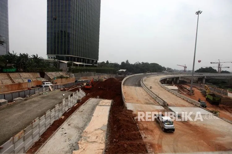 ilustrasi pembangunan tol/ Republika