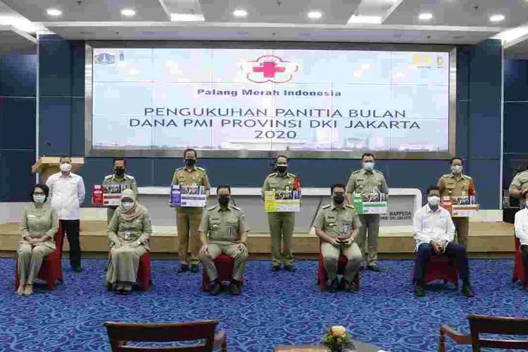 Penggalangan dana PMI/ dok Humas Prov DKI