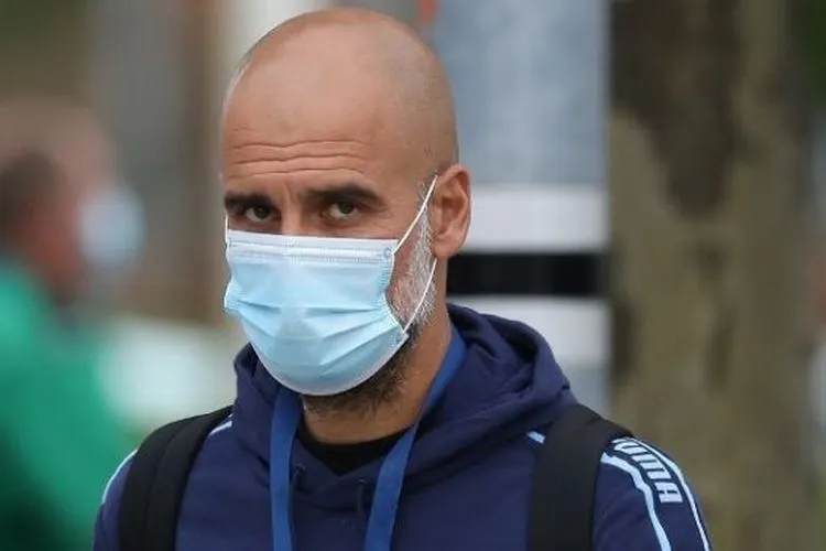 Manajer Manchester City, Pep Guardiola. [Martin Rickett / POOL / AFP]