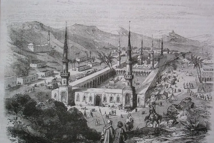 Kota Madinah tempo dulu. (dok Republika.co.id)