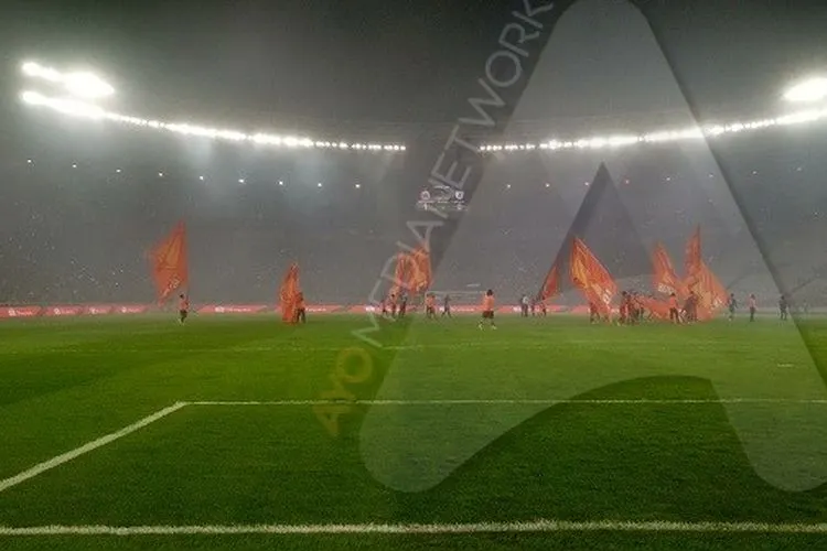 Selebrasi pemain Persija usai mengalahkan Persipura di SUGBK (Ayojakarta.com -- Hendy Dinata)
