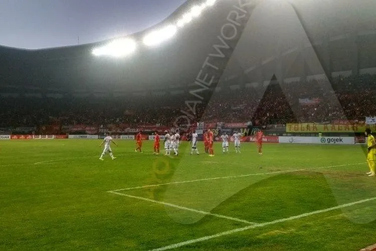 Laga Persija Jakarta melawan PS  Tira Persikabo di Stadion Patriot Candrabhaga, Bekasi/Ayojakarta.com -- Hendy Dinata