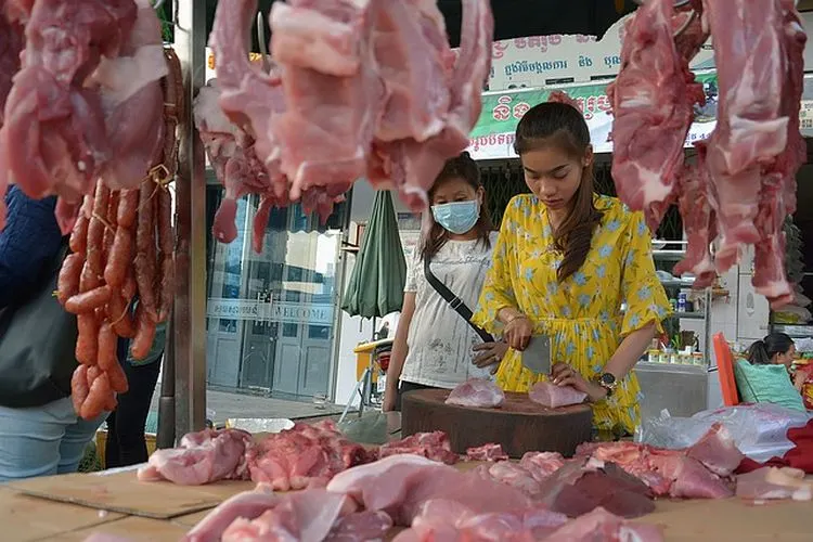 Ilustrasi pedagang daging sapi / Pixabay