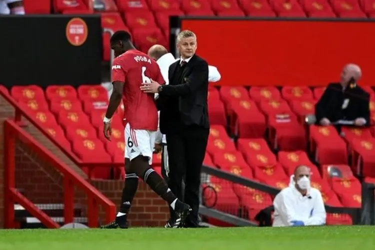 Pogba diharapkan menjadi andalan MU saat menjamu Arsenal. (Twitter MU)
