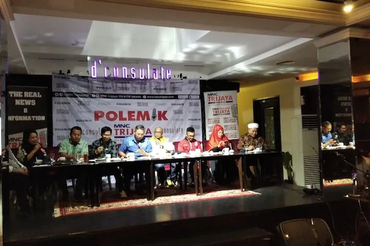 Diskusi Polemik bertajuk Kabinet Bikin Kaget di D'Consulate, Menteng, Jakarta Pusat, Sabtu (26/10/2019)/Ayojakarta.com
