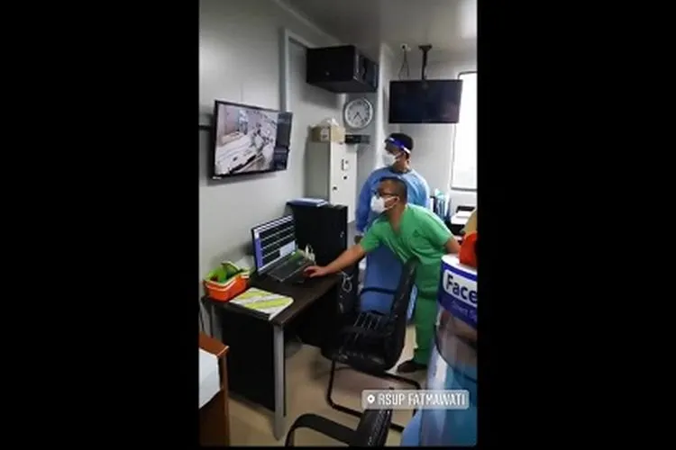 Unggahan video Anies ketika mengunjungi RSUP Fatmawati, Jakarta Selatan/dok: Instagram @aniesbaswedan