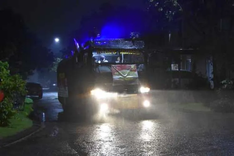 Penyemprotan disinfektan (Dok. Polres Bogor)