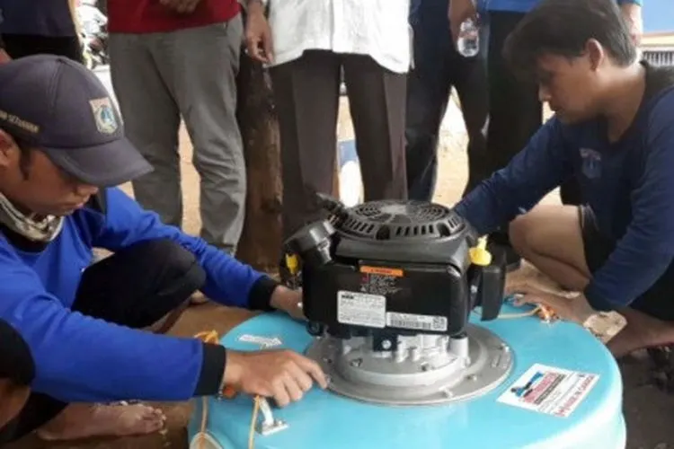 Sedikitnya 13 pompa apung disiapkan SDA Jakarta Barat untuk menghadapi genangan air saat musim hujan/dok: barat.jakarta.go.id