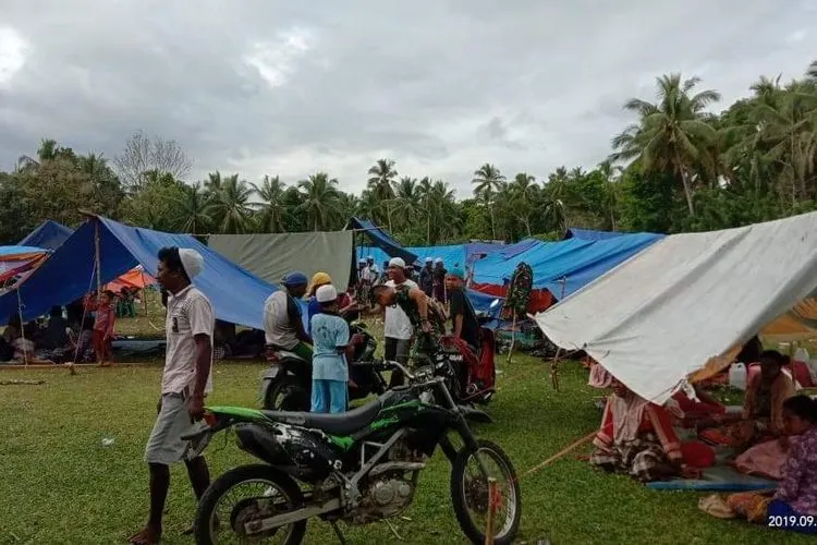 Pengungsi dari 3 desa di Kecamatan Pulau Haruku, Kabupaten Maluku Tengah/Istimewa